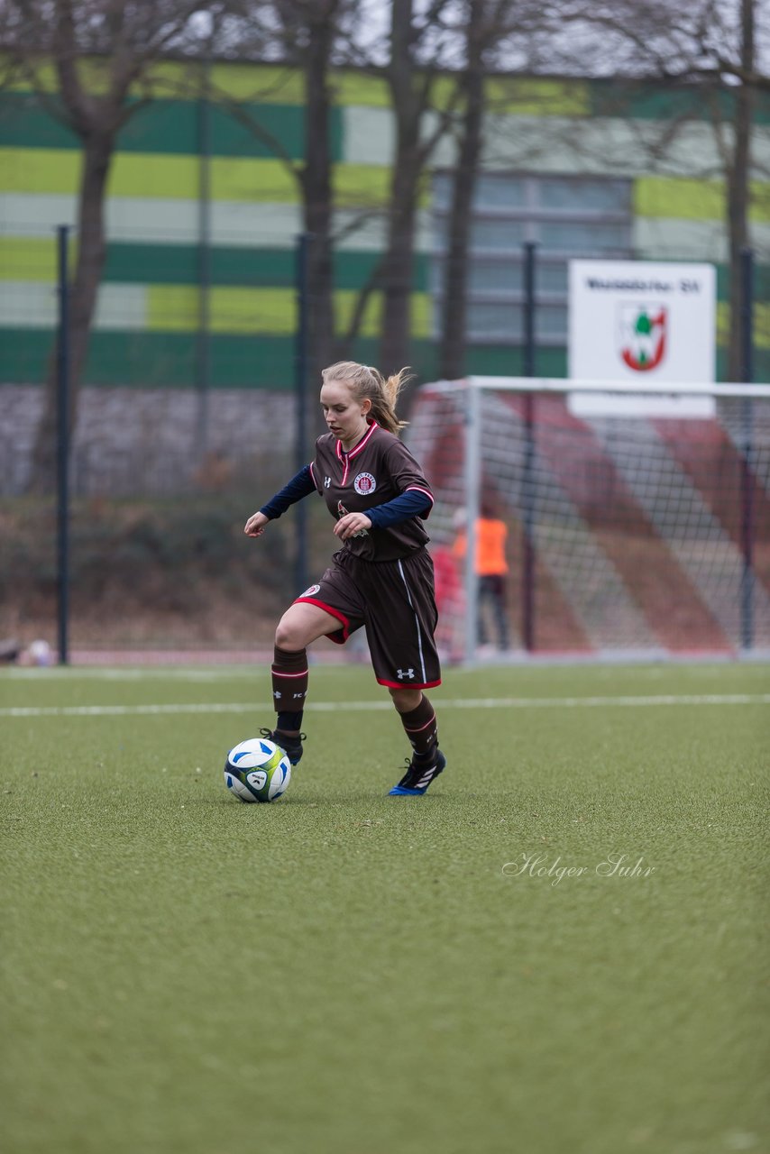 Bild 342 - B-Juniorinnen Walddoerfer - St.Pauli : Ergebnis: 4:1